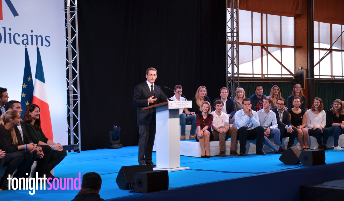 sonorisation et eclairage du Campus Les Républicains Le Touquet 2015