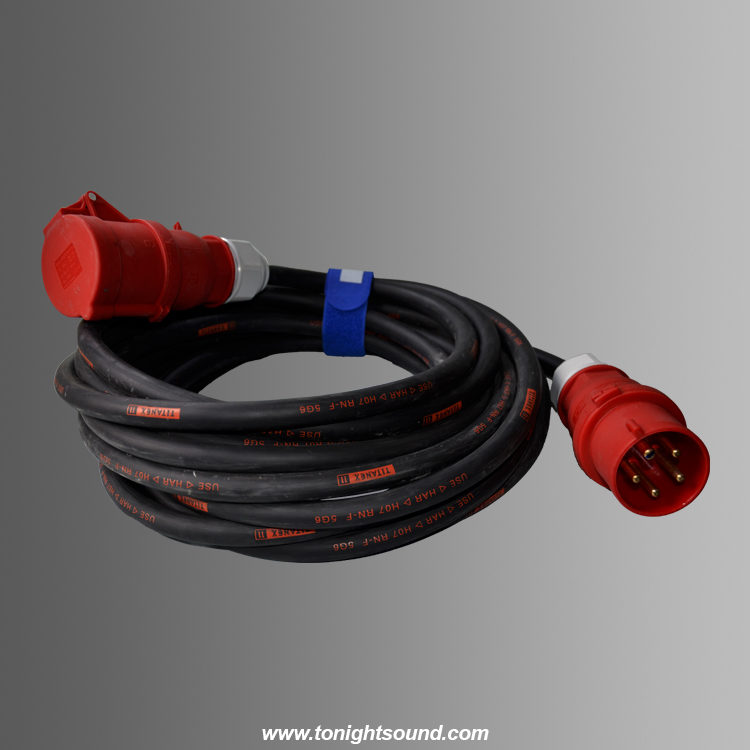 location prolongateur tétrapolaire 32A 10M pour coffret distribution