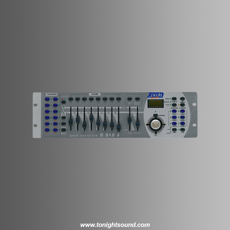 Location console DMX 12 asservis NICOLS