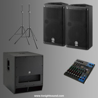 Location pack sonorisation DJ 100 personnes sono yamaha