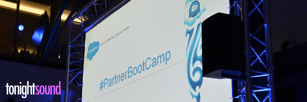 Sonorisation et vidéo séminaire de formation Salesforce Partner Bootcamp