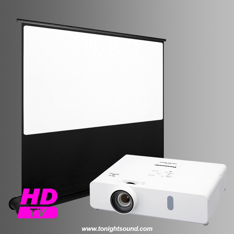 Location vidéoprojecteur 4000 lumens HD + écran 16 9